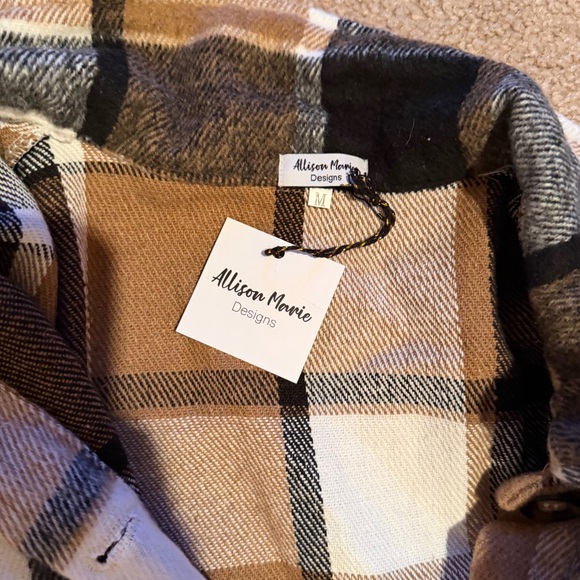 allison marie designs chanel upcycled flannel - Picture 3 of 3